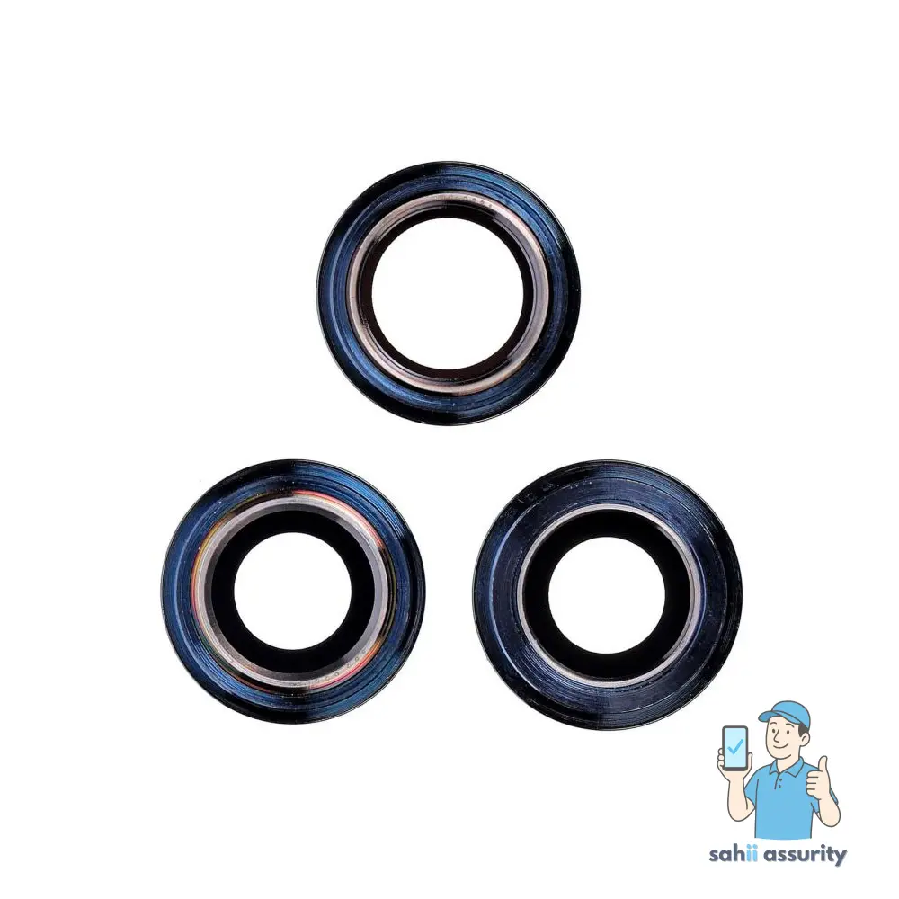 Camera Lens Glass with Frame for Apple iPhone 12 Pro Blue thumbnail